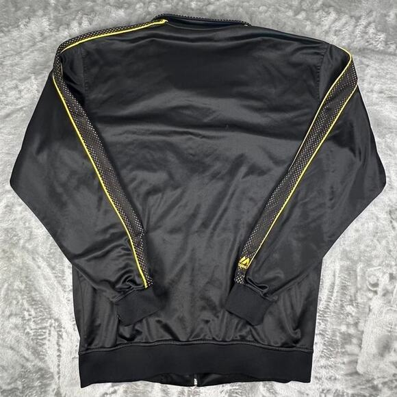 Majestic Utah Jazz Black Warm Up Full-zip Embroidered Logo Jacket Size L Tall - Picture 2 of 7
